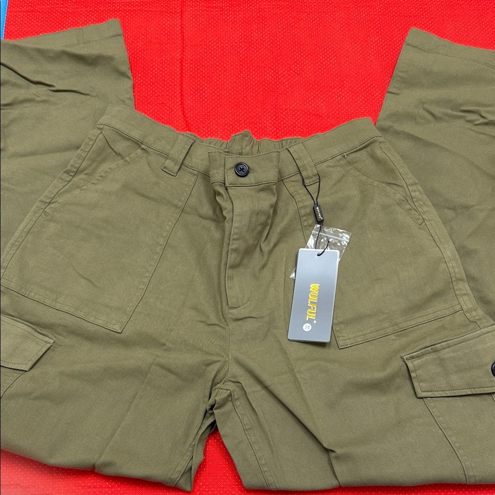 Olive Green Cargo Pants for Men